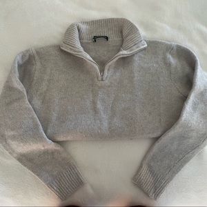 BRANDY MELVILLE HALF ZIP FLEECE